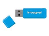 INTEGRAL INFD8GBNEONB Integral USB Flash Drive Neon 8GB USB 2.0 - Blue