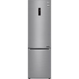 LG Refrigerator GBB62PZFGN Energy efficiency class D, Free standing, Combi, Height 203 cm, No Frost system, Fridge net capacity 233 L, Freezer net capacity 107 L, Display, 35 dB, Silver