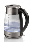 Gorenje Kettle K17GE Electric, 2150 W, 1.7 L, Glass, 360� rotational base, Transparent/Stainless steel