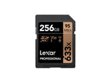 Lexar Professional 633x SDHC/SDXC UHS-I SDXC, 256 GB, Class 10, U3, V30, 45 MB/s, 95 MB/s