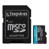 KINGSTON 512GB microSDXC Canvas Go Plus 170R A2 U3 V30 Card + ADP