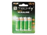 TECHLY 306974 Techly Alkaline batteries 1.5V AA LR6 4 pcs