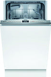 Bosch Dishwasher SPV4EKX29E Built-in, Width 45 cm, Number of place settings 9, Number of programs 6, Energy efficiency class D, AquaStop function, White