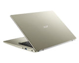 Notebook|ACER|Swift 1|SF114-34-P2QW|CPU N6000|1100 MHz|14"|1920x1080|RAM 8GB|DDR4|SSD 256GB|Intel UHD Graphics|Integrated|SWE|Windows 11 Home|Gold|1.3 kg|NX.A7BEL.006