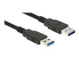 DELOCK  Cable USB 3.0 Type-A male > USB 3.0 Type-A male 1.0 m black