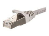 NETRACK BZPAT16F Netrack patch cable RJ45, snagless boot, Cat 6 FTP, 1m grey
