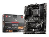 MSI B450 TOMAHAWK MAX II Supports 1st 2nd 3rd Gen AMD Ryzen DDR4 Memory 1xDVI 1xHDMI 2xUSB 2.0 1xUSB type C 3xUSB 3.2 1xPS/2