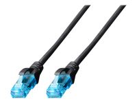 DIGITUS CAT 5e U-UTP patch cable PVC AWG 26/7 length 5 m color black