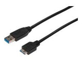 ASSMANN USB 3.0 connection cable USB A - Micro USB B M/M 0.5m USB 3.0 conform bl