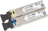 MikroTik Pair of SFP modules S-3553LC20D (S-35LC20D 1.25G SM 20km T1310nm/R1550nm + S-53LC20D 1.25G SM 20km T1550nm/R1310nm)
