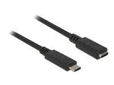 DELOCK Extension cable SuperSpeed USB USB 3.1 Gen 1 USB Type-C male > female 3 A 2.0 m black