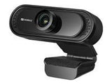 SANDBERG USB Webcam 1080P Saver No driver installation needed With a clamp for the flatscreen Stereo microphone built in