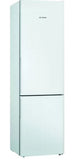 Bosch Refrigerator KGV39VWEA Energy efficiency class E, Free standing, Combi, Height 201 cm, No Frost system, Fridge net capacity 249 L, Freezer net capacity 94 L, 39 dB, White