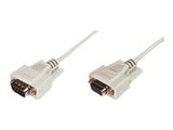 ASSMANN Datatransfer extension cable D-Sub9 M F 5.0m serial molded be