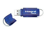 INTEGRAL INFD128GBCOU Integrierter USB 2.0 128 GB COURIER, blau
