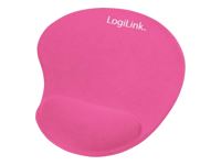 LOGILINK ID0027P LOGILINK - Gel mouse pad with wrist rest support, pink