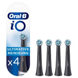 Oral-B Tooth Brush Heads iO Ultimate Clean Heads, For adults, Number of brush heads included 4, Black