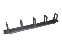 LOGILINK OR104B LOGILINK- 19 Cable Management Bar 1U with 5 turnable plastic brackets, black