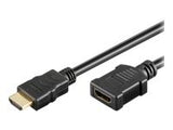 TECHLY 306127 Techly Monitor Verlängerungskabel HDMI-HDMI Stecker/Buchse 1,8m schwarz
