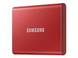 SAMSUNG Portable SSD T7 500GB external USB 3.2 Gen 2 metallic red