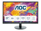 LCD Monitor|AOC|M2470SWH|23.6"|Panel MVA|1920x1080|16:9|5 ms|Speakers|Tilt|Colour Black|M2470SWH