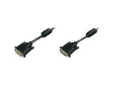 ASSMANN DVI-D digital extension cable M/F 24+1 2xshielded Dual Link 2560x1600 at 60Hz AWG28 2m bulk black