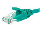 NETRACK BZPAT05UG Netrack patch cable RJ45, snagless boot, Cat 5e UTP, 0.5m green