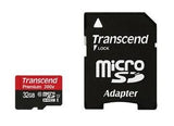 MEMORY MICRO SDHC 32GB W/ADAPT/CLASS10 TS32GUSDU1 TRANSCEND