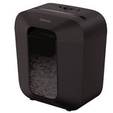 Fellowes Powershred LX25 Black, 11.5 L, Credit cards shredding, Cross-Cut Shredder, Paper handling standard/output 6 sheets per pass, Warranty 24 month(s)