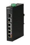 Switch|DAHUA|DH-PFS3106-4ET-60|Type L2|4x10Base-T / 100Base-TX|1x1000Base-T|1x100Base-X|PoE ports 4|60 Watts|DH-PFS3106-4ET-60