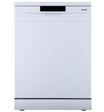 Gorenje Dishwasher GS620E10W Free standing, Width 60 cm, Number of place settings 14, Number of programs 4, Energy efficiency class E, Display, White