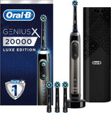 Oral-B Electric toothbrush Genius X Luxus Edition Rechargeable, For adults, Number of brush heads included 4, Number of teeth brushing modes 6, Anthracite Grey