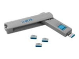 LOGILINK AU0052 USB-C port blocker 1xkey and 4xlocks