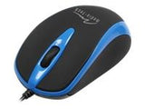 MEDIATECH MT1091B PLANO - Optical mouse 800 cpi, 3 buttons + scrolling wheel, USB interface