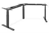 Digitus Desk frame, 62 - 128 cm, Maximum load weight 150 kg, Metal, Black
