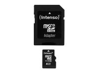 INTENSO 3413450 Intenso micro SD 4GB SDHC card class 10