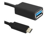 QOLTEC 50485 Qoltec Cable USB 3.1 type C male | USB 3.0 A female | 0.2m