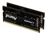 KINGSTON 16GB 2666MHz DDR4 CL15 SODIMM Kit of 2 FURY Impact