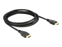 DELOCK Cable High Speed HDMI with Ethernet HDMI A male > HDMI A male 4K 1 m