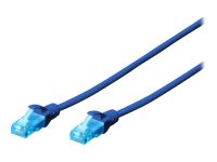 DIGITUS DK-1512-015/B DIGITUS Premium CAT 5e UTP patch cable, Length 1,5m, Color blue