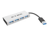 ICYBOX IB-AC6104 IcyBox 4xPort USB 3.0 Hub, Silver