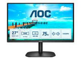 LCD Monitor|AOC|27B2AM|27"|Panel VA|1920x1080|16:9|75Hz|4 ms|Speakers|Tilt|Colour Black|27B2AM