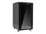 NETRACK 019-220-68-012-Z server cabinet RACK 19inch 22U/600x800mm ASSEMBLED glass door - black