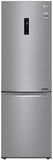 LG Refrigerator GBB71PZDMN Energy efficiency class E, Free standing, Combi, Height 186 cm, No Frost system, Fridge net capacity 234 L, Freezer net capacity 107 L, Display, 36 dB, Silver