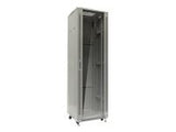 NETRACK 019-420-610-011-Z server cabinet RACK 19inch 42U/600x1000mm ASSEMBLED glass door - grey