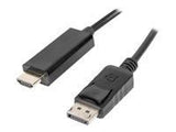 LANBERG CA-DPHD-10CC-0030-BK Lanberg cable Display Port(M)->HDMI 3m black