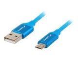 LANBERG CA-USBM-20CU-0005-BL Lanberg cable Premium Quick Charge 3.0, USB Micro-B(M)->A(M) 0.5M Blue