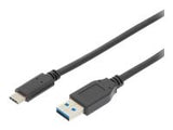 ASSMANN USB Type-C connection cable Type C to A M/M 1.0m full featured Gen2 3A 10GB 3.1 Version CE bl