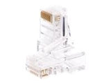 NETRACK 105-51 Netrack plug RJ45 8p8c, UTP for solid cable, cat. 5e (100 pcs.)