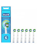 Oral-B Tooth Brush Heads, Cross Action Rainbow EB20-6 Heads, For adults, Number of brush heads included 6, White